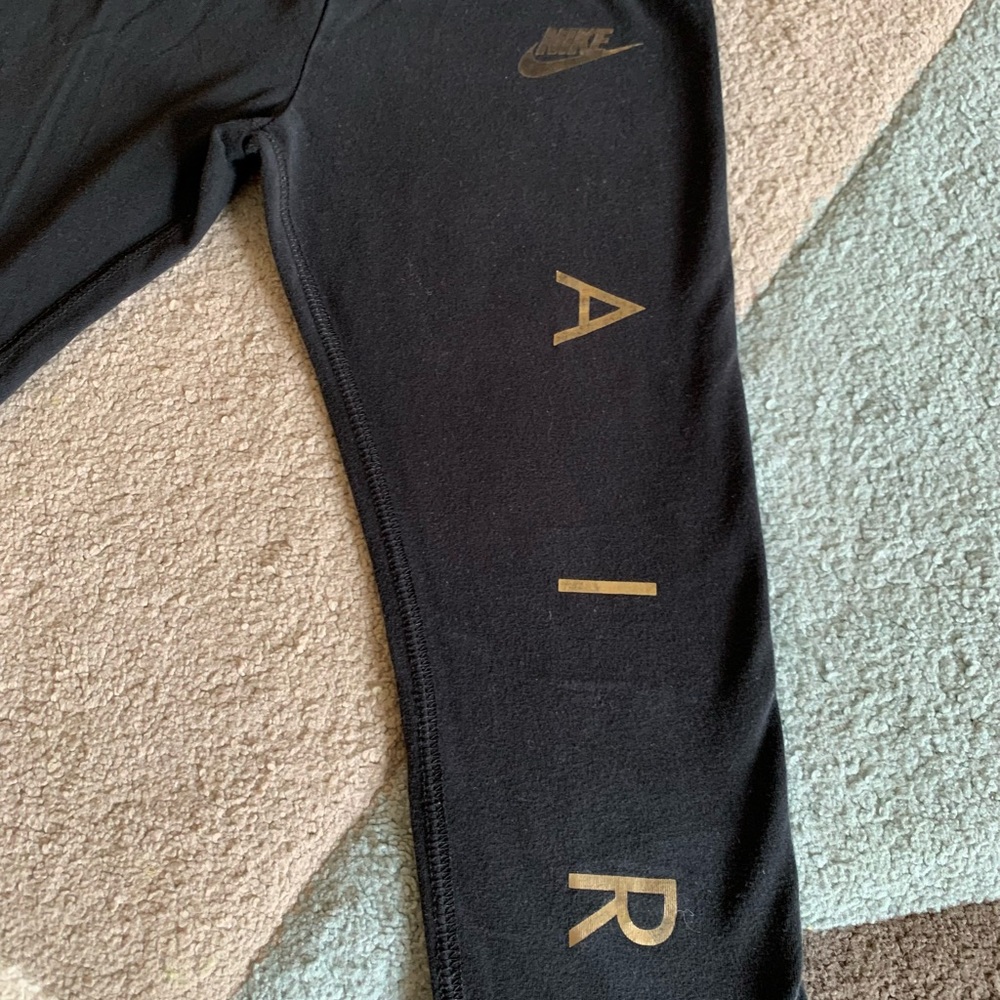 Nike AIR Girls Black Leggings Size S